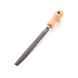 Kings County Tools 8" Half Round Woodworking Rasp | High Quality Steel Material | Durable and Long-Lasting | 4" Beech Wood Handle
