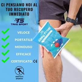 TS TAKE SPORT New 2024! Instant Ice, Ice, Instant Ice Bags, Dry Ice Instant Bag, Disposable Sports Frost Bag, 1 Bag