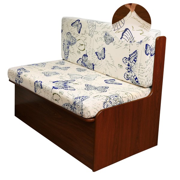 CRFATOP RV Dinette Cushion Covers Printed Elastic Camper Cushion Slipcover