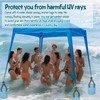 HFYZZ 4 Pack Water Shade Canopy Float Kit for Floating