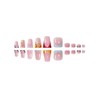48Pcs Blue French Tip Press on Nails Pink French Tip