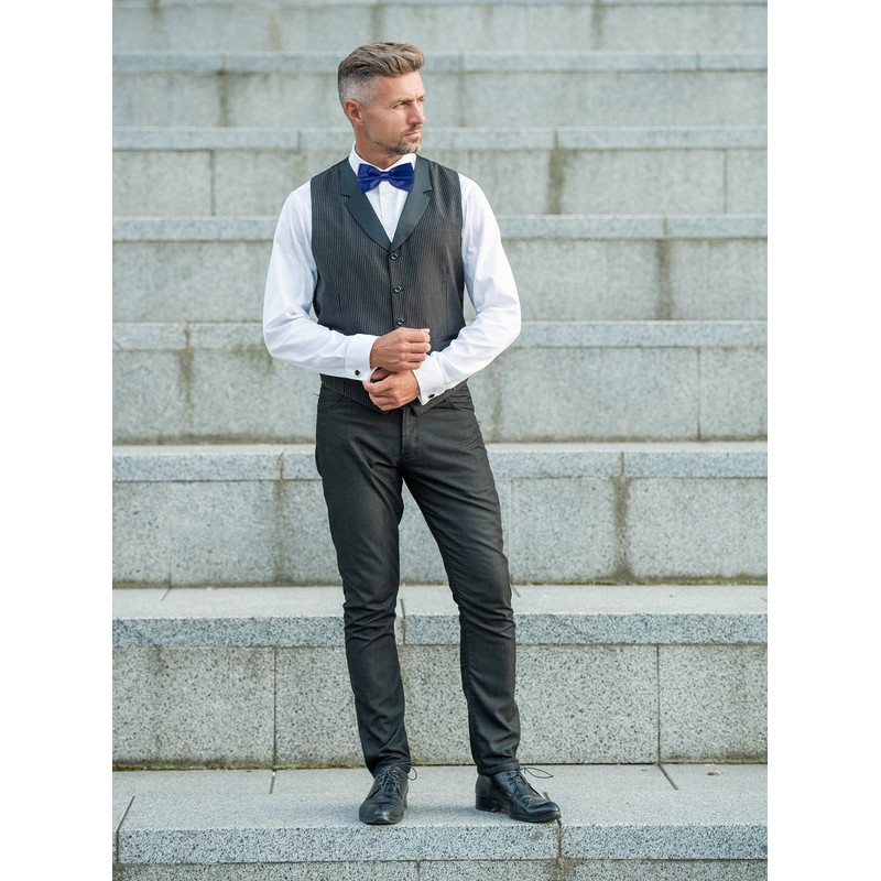 BomGuard Men's Bow Tie in 40 Colours (Black, Red etc.)
