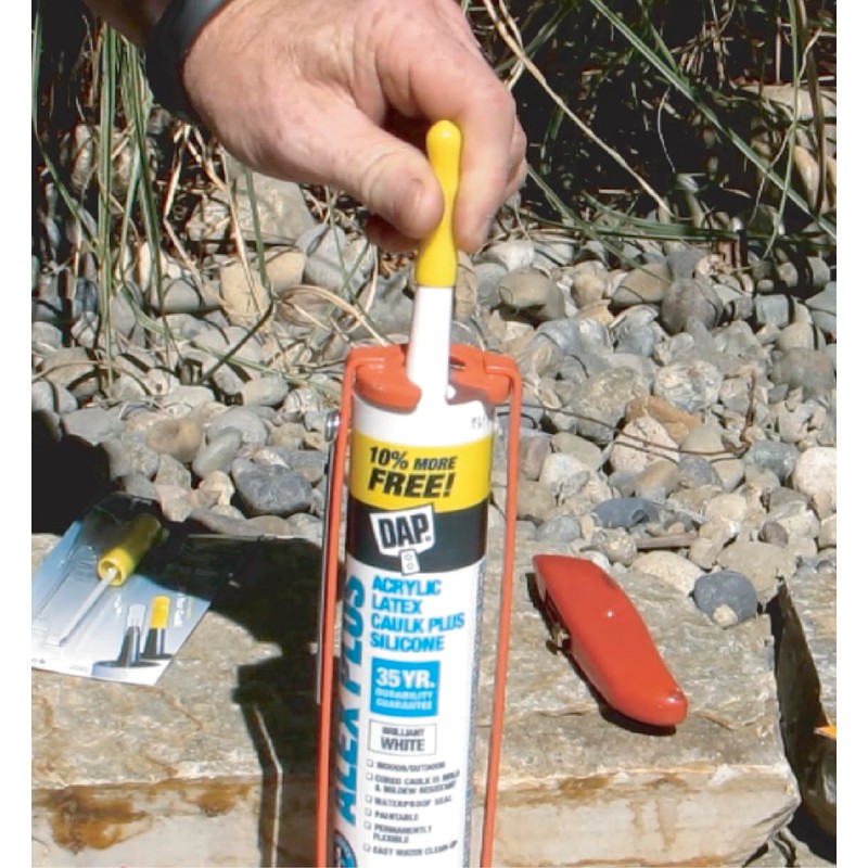 Caulk Cap CCY Caulk Saver Series, Reusable Caulk Tube Sealers