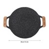 Round BBQ Grill Pan Metal Nonstick Grill Barbecue Plate Multifunctional