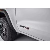 GM 2023-2024 GMC Canyon AT4 Emblems in Matte Black Red