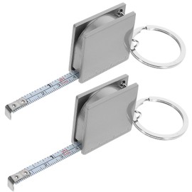 Operitacx 2 x Small Measurement Key Ring Measure Handbag Pendant Tape Measure Portable Tape Measure Key Ring School Reward Measuring Tape Body Tape Holder Fashion Lovers