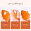 Soku Base Para Esponja Maquillaje Puff Cosmetico Humedo Seco