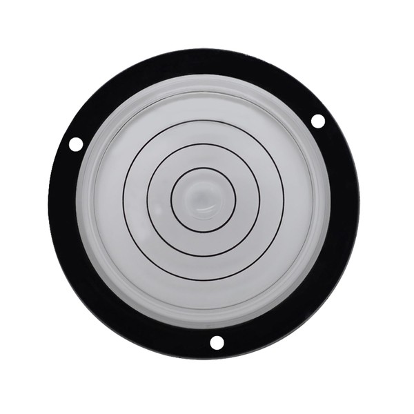 JYK Circular Bubble Level with Screws Mounted, Domed Shape Multi-Directional