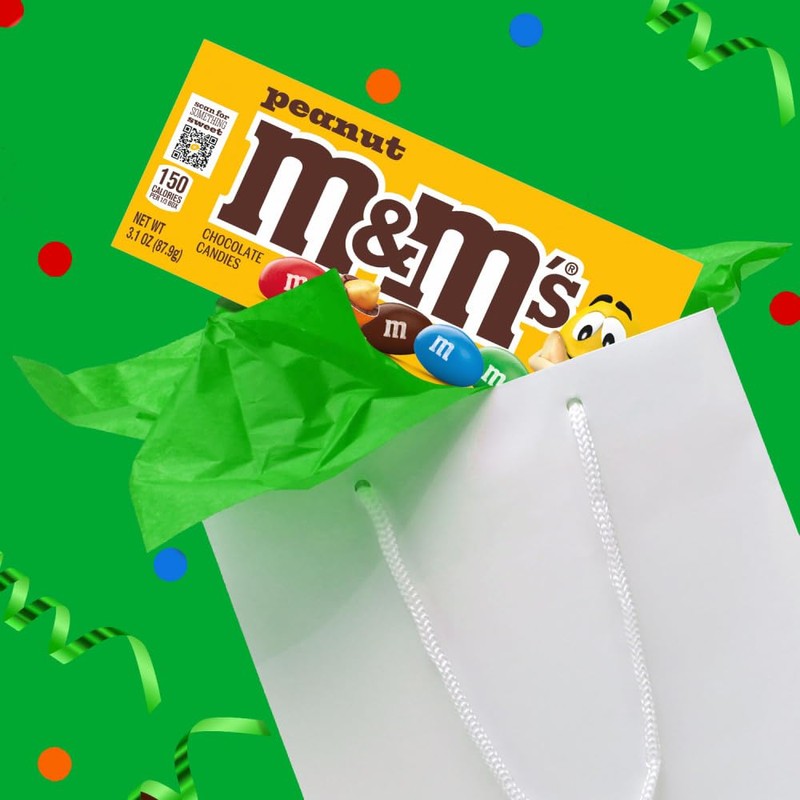 M&M'S Peanut Chocolate Candy Movie Theater Box 3.1-Ounce Box