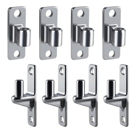 4 Pack Heavy Duty Gate Hinges, Wall Mount Gate Hinge Set with 5/8'', Capacity Up to 600lbs, One-Piece Weldless 304 Stainless Steel Heavy Duty Hinges, Gate Hinge for Farm Gates, Fence Hinges.