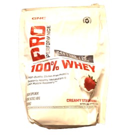 GNC Pro Performance® 100% Whey Protein Powder 14oz Creamy Strawberry