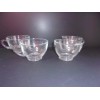 Anchor Hocking Set of 4 Anchor Hocking Clear Glass Punch