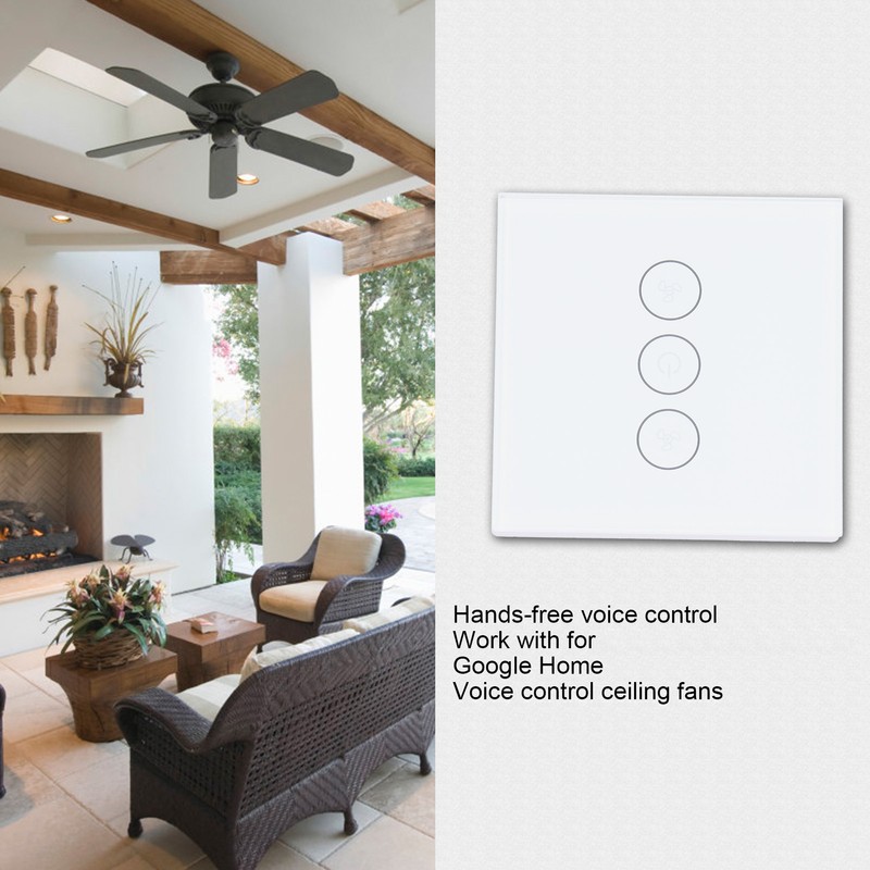 Smart WiFi Switch Fan Phone Control 3‑Way Voice Control Type