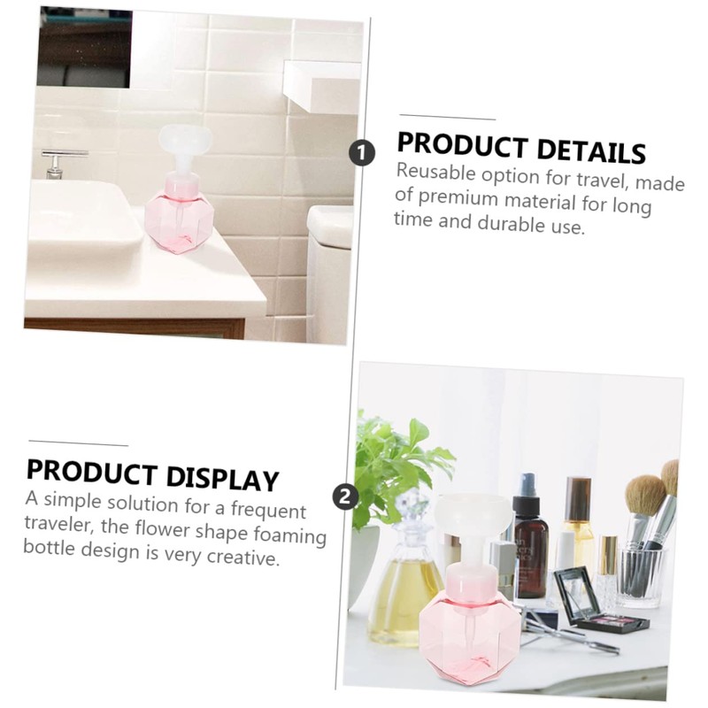 FOMIYES 2pcs Facial Cleaning Bubbler Tool Bubble Maker Bottles for