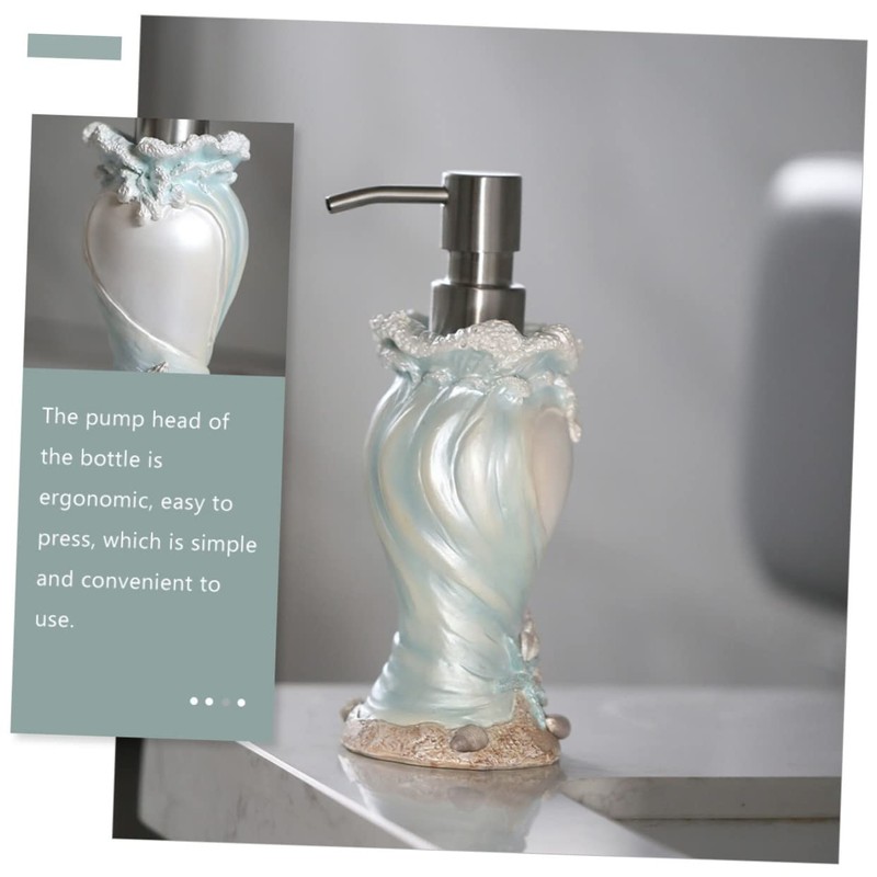 FUNOMOCYA Style Soap Dispenser Refillable Shell Pump Bottle for Liquid