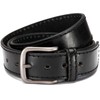 BEZLIT Herren Leder Gürtel Kunst-Leder 30603 Schwarz 125 cm