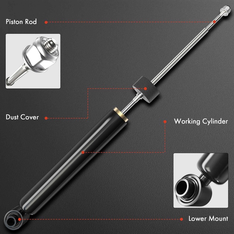 A-Premium Rear Pair (2) Shock Absorber Compatible with Mini Cooper