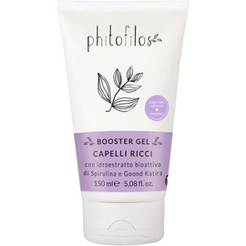 PHITOFILOS Booster Gel Lockiges Haar mit Spirulina und Katira 150 ml - Ecobio 100% VEGAN COSM168