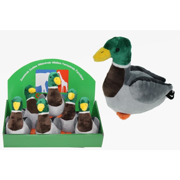 Cornelißen Soft Toy Wild Duck Bird Height 21 cm Grey