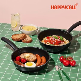 Happycall 트윈쿡 IH 인덕션 2P 세트 (F24cm/W24cm) Twin Cook IH Induction 2P Set (F24cm/W24cm)