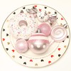 Sea Team 80-Pack Assorted Shatterproof Christmas Ball Ornaments Set Decorative