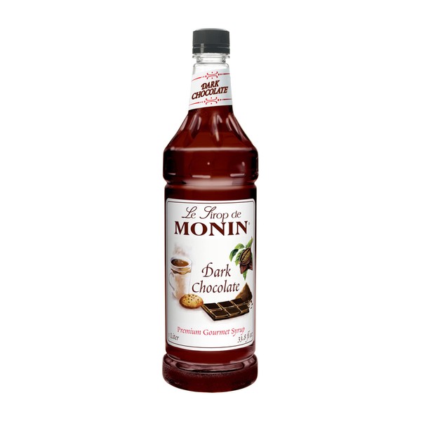 Monin - Dark Chocolate Syrup, Rich Cocoa Flavor, Great for