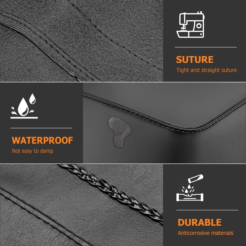 Dasen Saddlebag Speaker Lid Bra Protective Covers PU Leather Compatible
