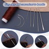Ftyiwu Waxed Thread, Upholstery Needle and Thread 32 Yards with