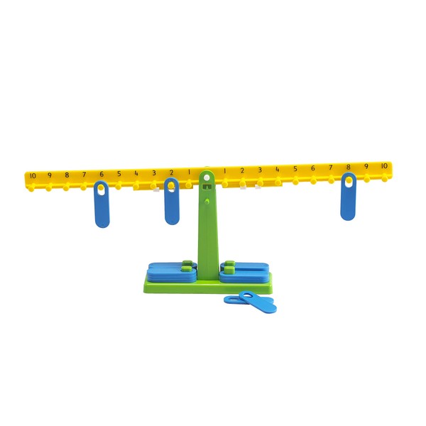 Edx Education Student Math Balance - Includes 20 Weights - Teach Early Math and Number Concepts - Beginner Addition, Subtraction and Equations