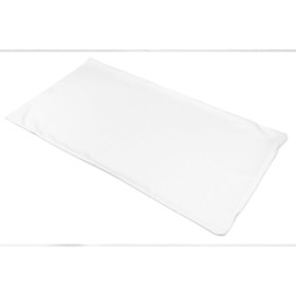 GIRAFFENLAND Twill ticking 40 x 80 cm, with zip, 100% cotton, white, ideal for self-filler of pillows, e.g. with spelt husks, millet or buckwheat husks 80 x 40 cm