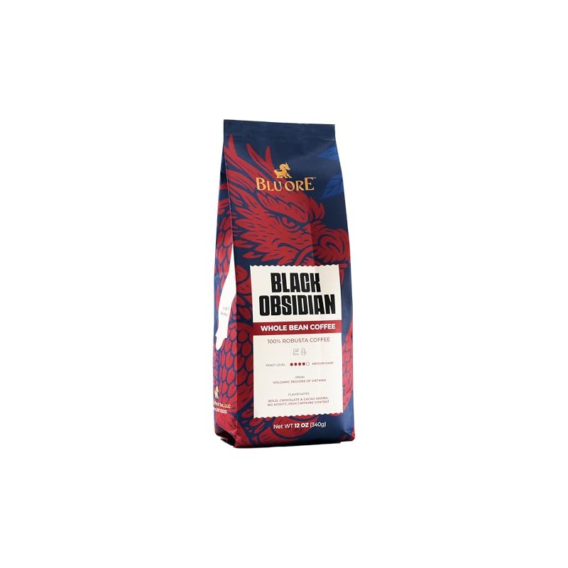 Blu Ore Black Obsidian Robusta Coffee Beans – Single Origin