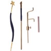 TUOREN Gold Violin Sound Post Tool Set Include S Style