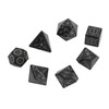 7pcs Light Up LED Dice Set Glowing Polyhedral Dice with