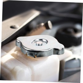 Gatuida 4pcs Radiator Cap Replacement for Car Coolant Reservoir Cover Easy Fit Durable Iron