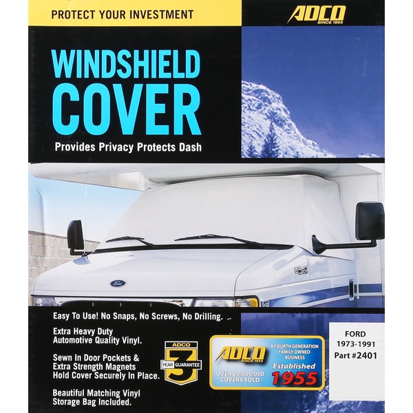 ADCO 2401 Polar White Windshield Cover