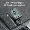 Yongness 2.4" Bike Computer Wireless Odometer Multifunction IPX7 Waterproof GPS