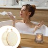 2 Pcs Natural Loofah Sponge Exfoliator for Body & Face,