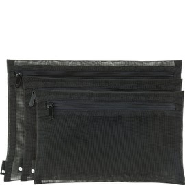 Incase Zip Pouch 3 Pack - Black - Black