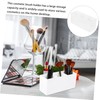 PACKOVE Makeup Brush Storage Rack Makeup Organizer for Desktop Convenient