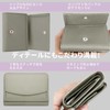 Rozohor Women's Compact Wallet, Trifold Mini Wallet, Genuine Leather, Girls,