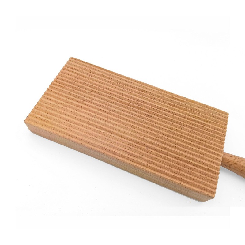Professional Gnocchi Wood Paddle Slanted Ridge Board Pasta Maker 6x12