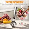 3 Piezas Cuchara para Helado, Acero Inoxidable Apto para Uso