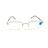 Vintage NWT Vintage 90's Rectangle Metal Semi-Rimless Reading Glasses +3.00