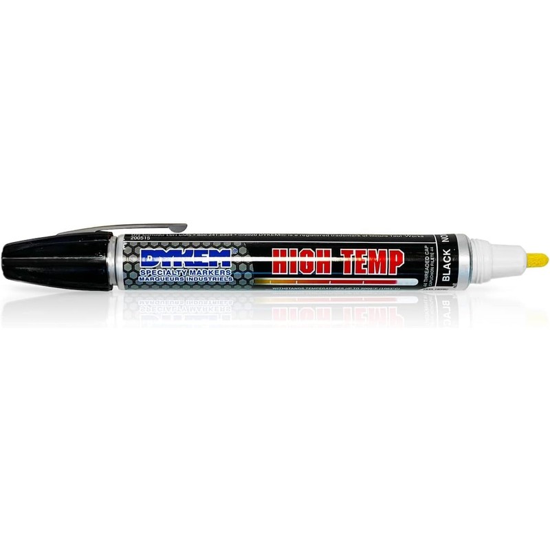 Dykem High Temp Fusing Pen - Black - Medium Point