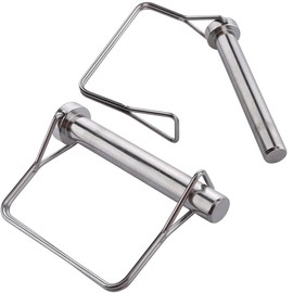 2 Pack Large Safety Coupler Pin 1/2" x 3.54"(12.6mm x 90mm), Full Marine Grade 316 Stainless Steel Heavy Duty Shaft Locking Pin