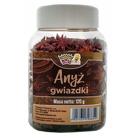 Star Anise Natural Anise Stars 120 g Fresh Spice Jar