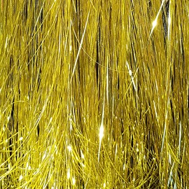 40" Fairy Hair Tinsel 100 Strands (Shiny 24K Gold)