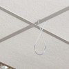 Outus 50 Packs Hook Clips Ceiling Tile Hooks T-bar Drop