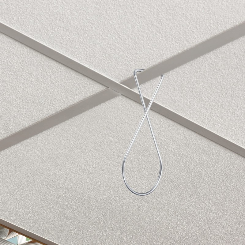Outus 50 Packs Hook Clips Ceiling Tile Hooks T-bar Drop