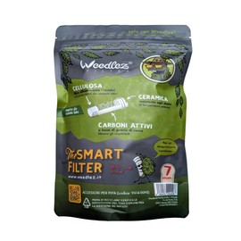 Mister Canapa, Activated Carbon Filters and Natural Cellulose, 250 Pieces, Diameter 7 mm